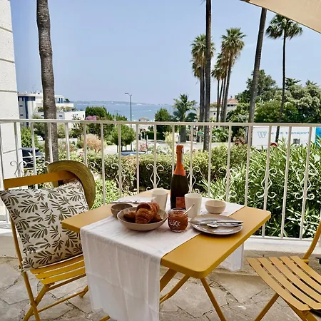 Sea-vue 2 Bedroom In Golfe-juan Close To Lägenhet Vallauris