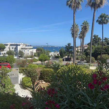 Lägenhet Sea-vue 2 Bedroom In Golfe-juan Close To Vallauris